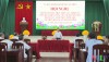 Đồng chí Chủ tịch UBND huyện kiểm tra việc thực hiện nhiệm vụ liên quan đến công tác sắp xếp tổ chức bộ máy tại các địa phương