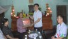 Đồng chí Chủ tịch UBND xã Vĩnh Trụ thăm, tặng quà nhân kỷ niệm 78 năm Ngày Thương binh, Liệt sĩ 27/7
