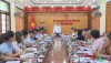 UBND xã Vĩnh Trụ triển khai công tác thu ngân sách trên địa bàn
