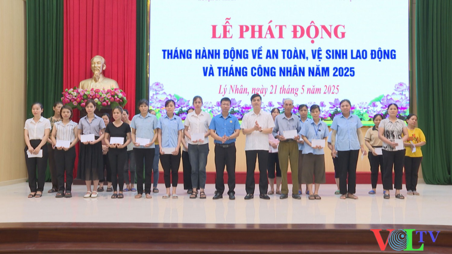 Lý Nhân phát động Tháng hành động về an toàn, vệ sinh lao động và Tháng công nhân năm 2025