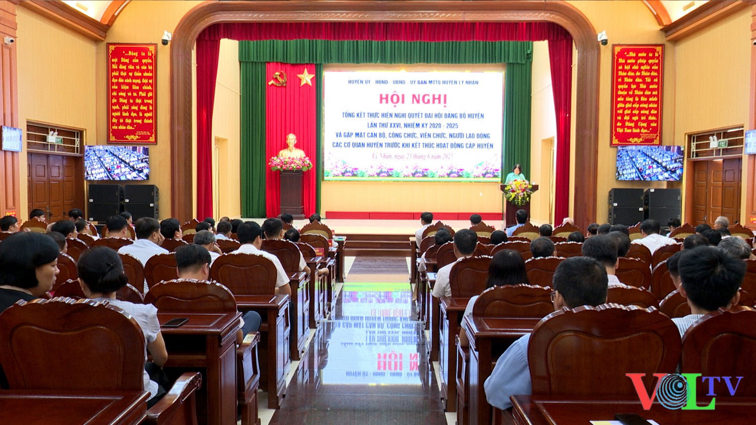 Lý Nhân tổng kết thực hiện Nghị quyết Đại hội Đảng bộ huyện lần thứ XXVI, nhiệm kỳ 2020 - 2025